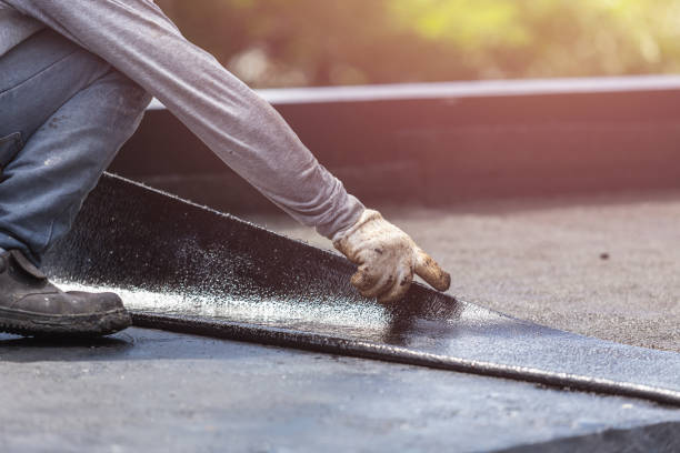 Professional Waterproofing technician working in Flanders, NJ